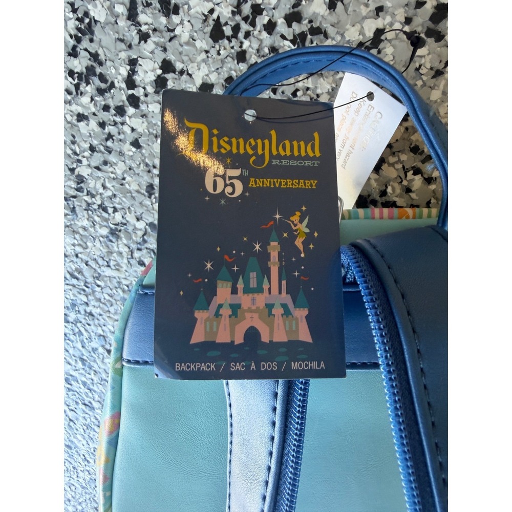 Disney Funko Disneyland 65th Anniversary Castle Mini Backpack WDBK1374 Blue - Picture 7 of 7